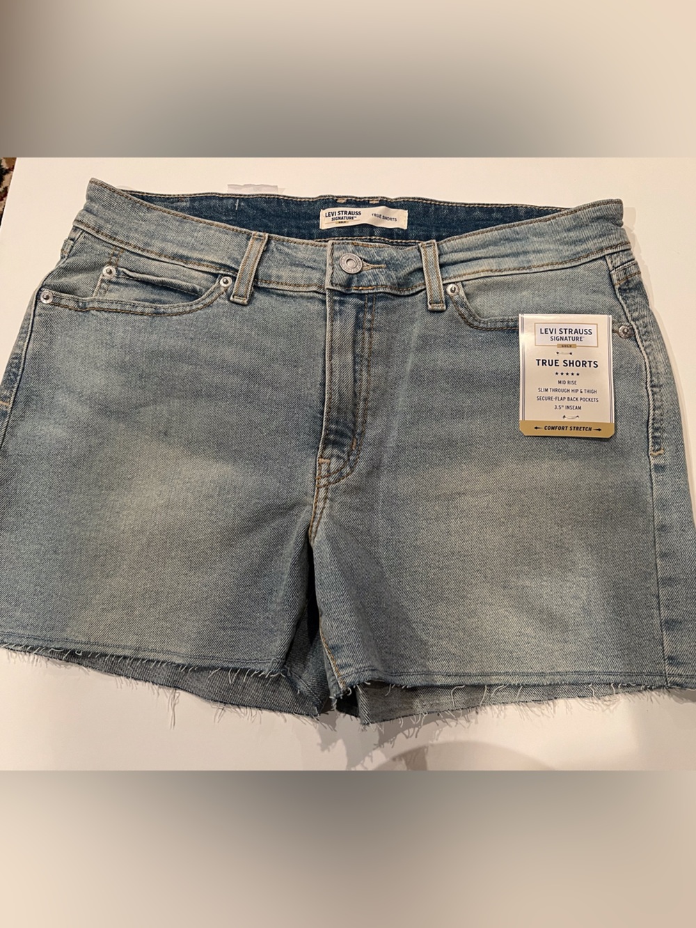 Levi's Signature True Shorts Light Blue Denim